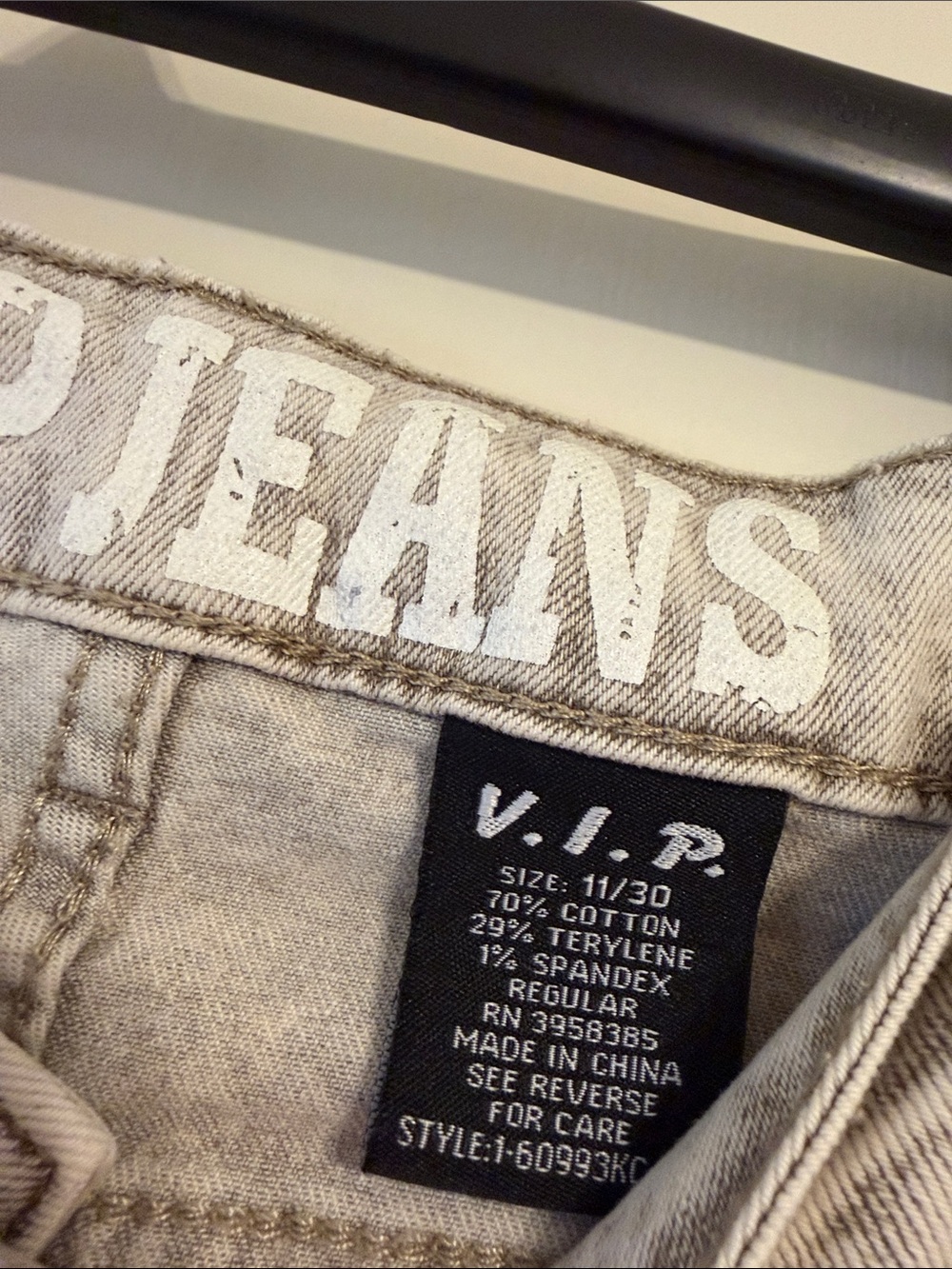 VIP Light Gray Cargo Straight-Leg Pants with Utility Pockets - Picture 5 of 5